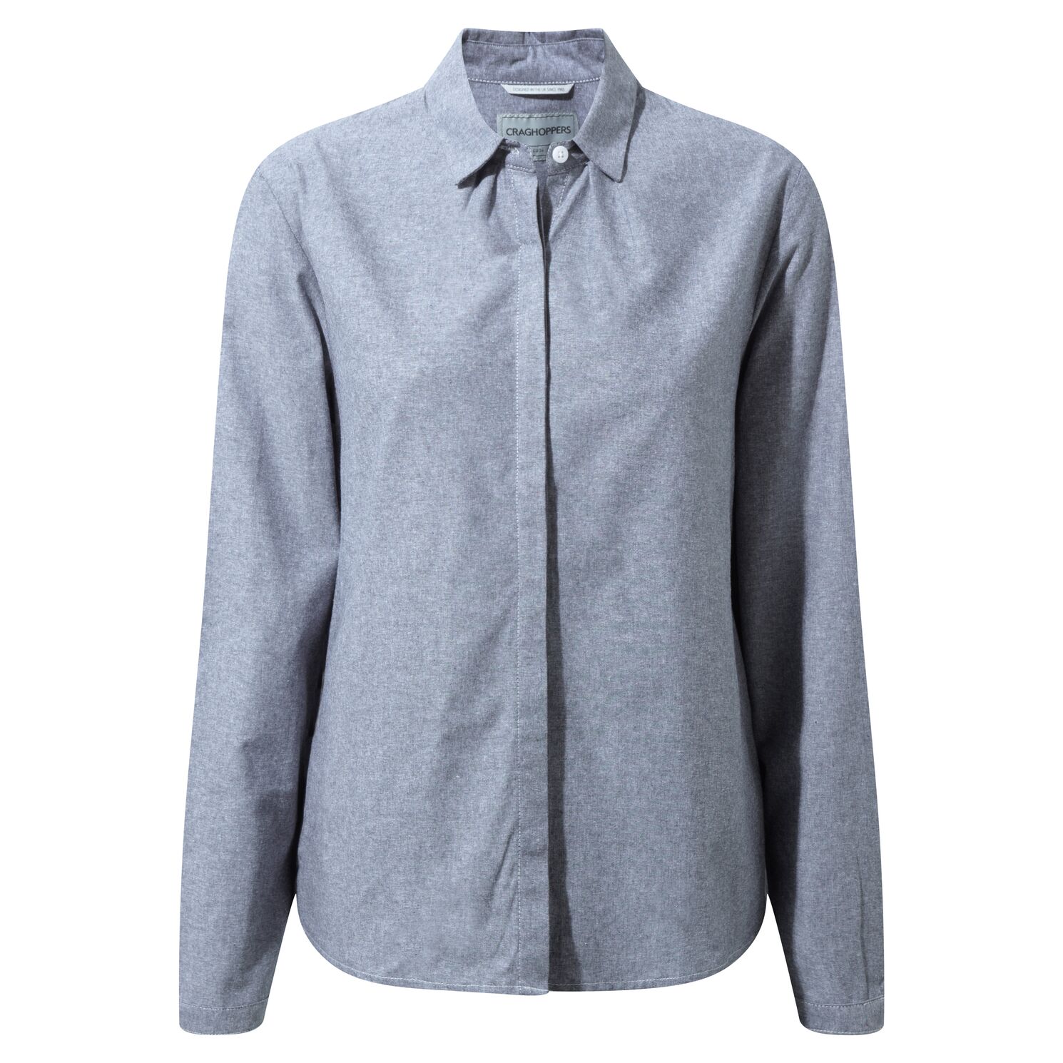 Craghoppers - Hulda LS Top Langarm Damen Bluse, navy