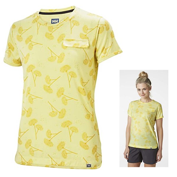 Helly Hansen - Damen Lomma Shirt T-Shirt, gelb