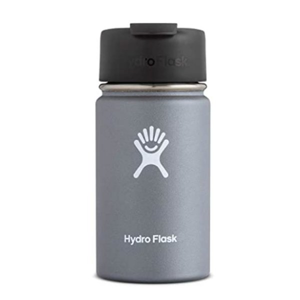 Hydro Flask – Wide Mouth Thermo Trinkflasche CAFE - grau 354ml