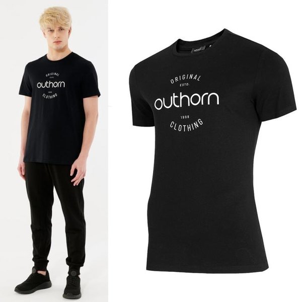 Outhorn - original OUTHORN - Herren T-Shirt - schwarz