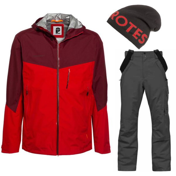 Protest - Geotech 10K Series Komplettset - Regenjacke Winter Hose und Mütze