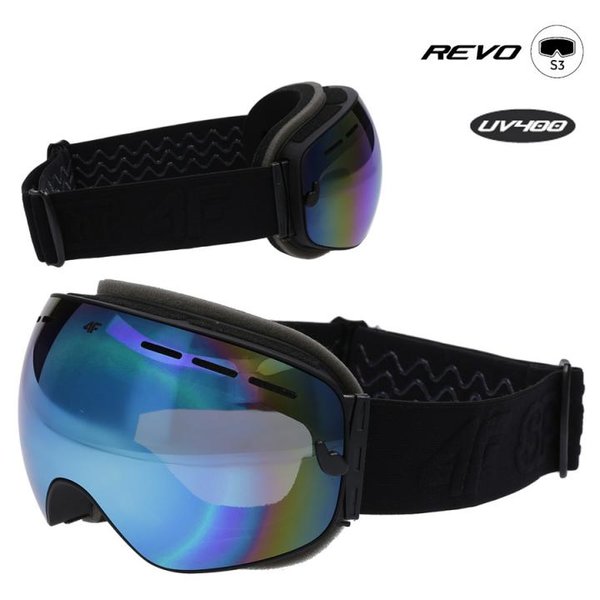 REVO - Skibrille Snowboardbrille 2021 - blau schwarz