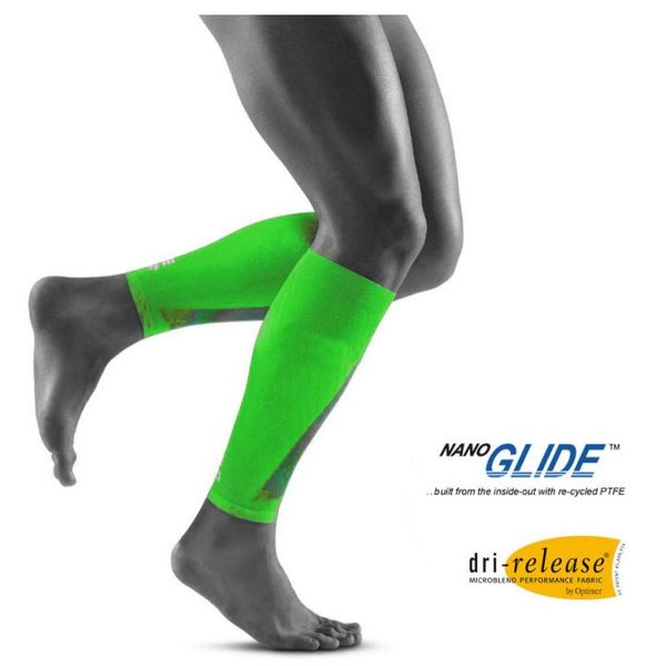 Seger - Beinling Recovering Leg Sleeves Compression, neon grün