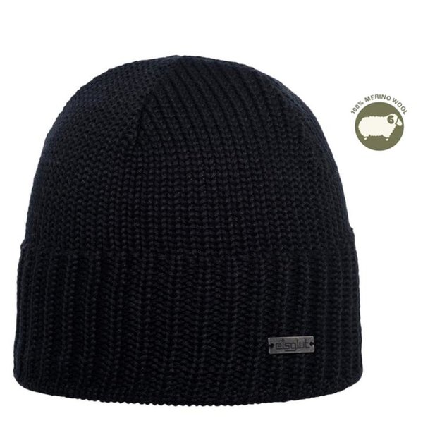 Eisglut - Aiko - Merino Mütze - schwarz
