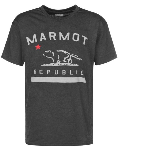Marmot - Republic Herren Outdoorshirt T-Shirt, grau