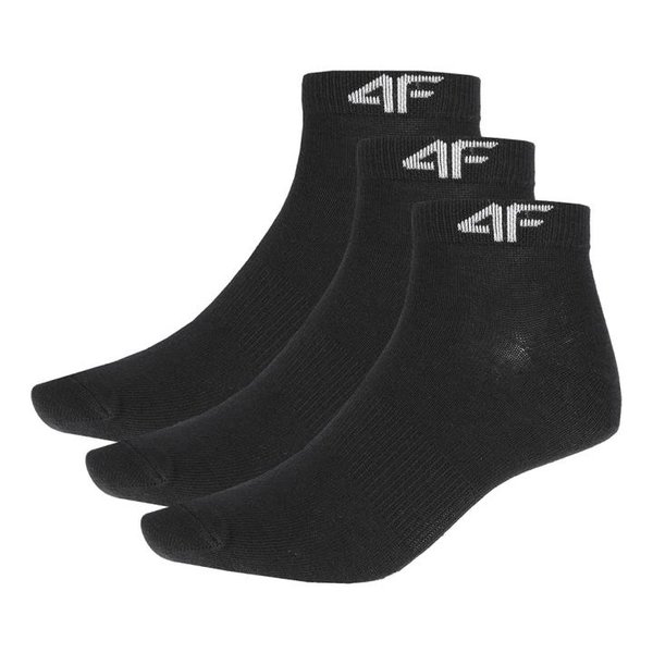 4F- 3er Pack Damen Sportsocken - Freizeitsocken schwarz
