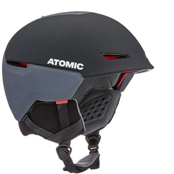 Atomic Revent+ LF Amid Helmet – Erwachsene Skihelm, schwarz, 51-55 cm