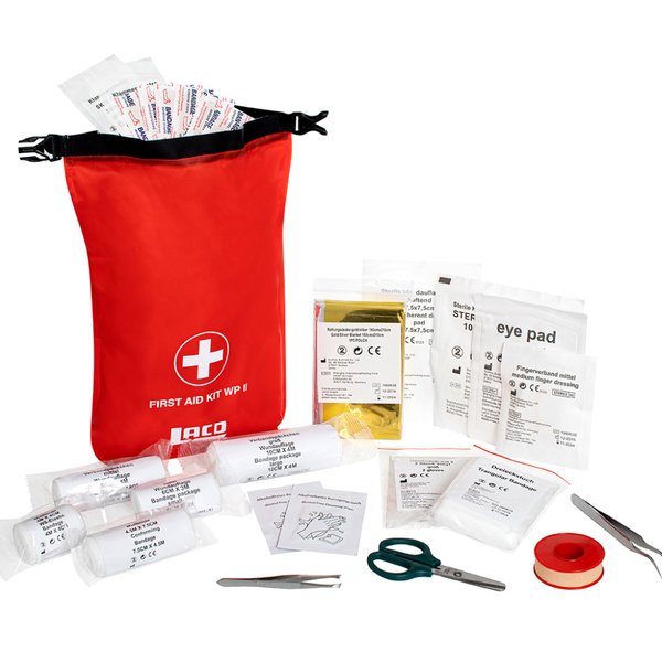 LACD - Erste Hilfe Set II - in wasserdichtem Packsack, First Aid Kit WP II