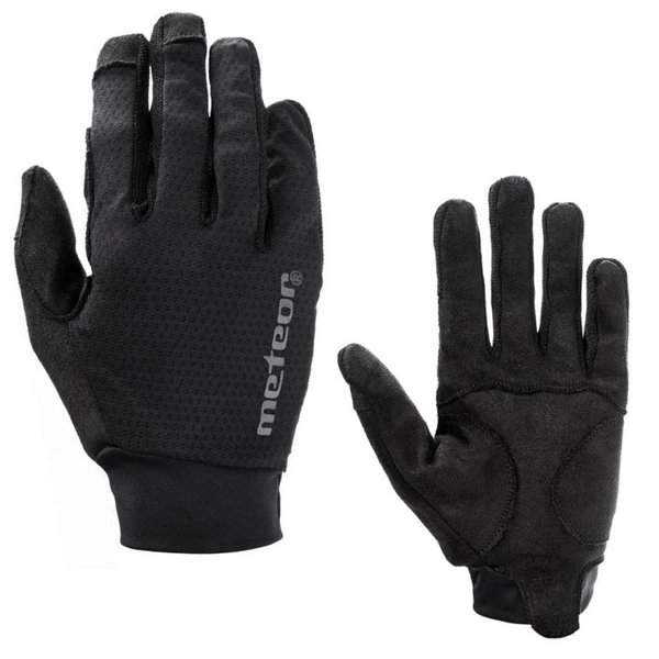 Meteor - lange Handschuhe, schwarz