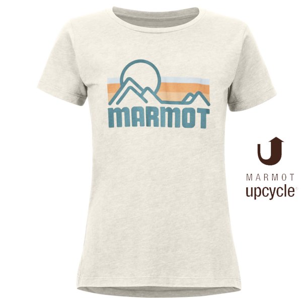 Marmot - Coastal Damen T-Shirt Outdoor Shirt, weiß