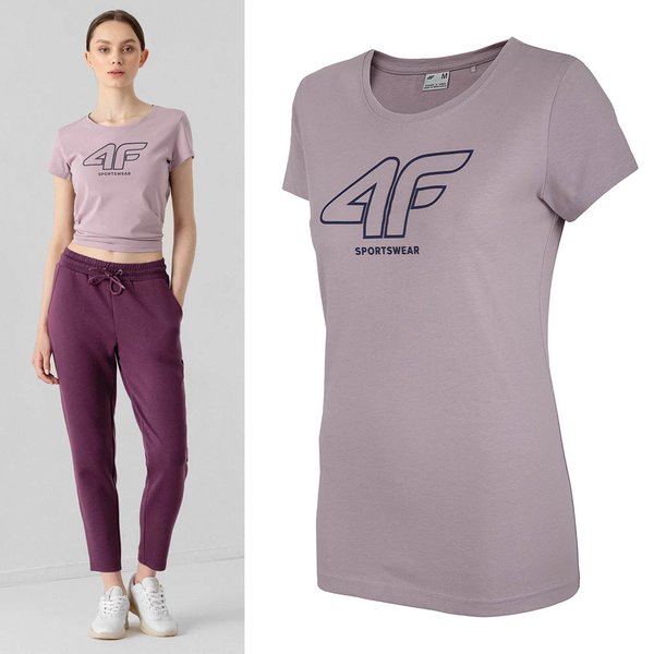 4F Logo - Damen T-Shirt, Baumwolle