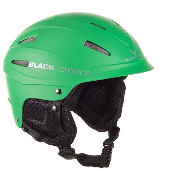 Black Crevice Erwachsene Skihelm ISCHGL Ski Helm, matt grün