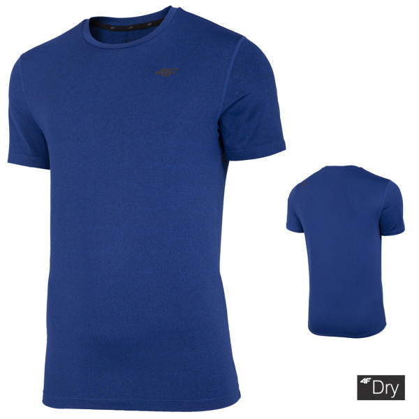 4F Dry - Herren Sport T-Shirt, melange navy