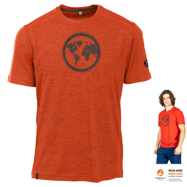 Maul - Earth Fresh 2, hochfunktionelles Herren T-Shirt, orange