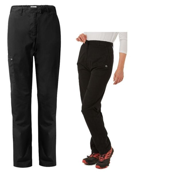 Craghoppers - Damen Outdoorhose KIWI II Trousers, schwarz