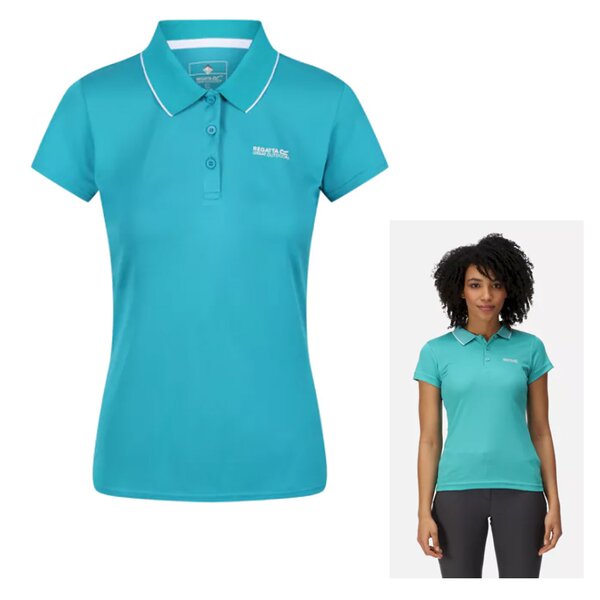 Regatta - funktionelles, modisches Poloshirt - Maverick V - Damen - Turquoise