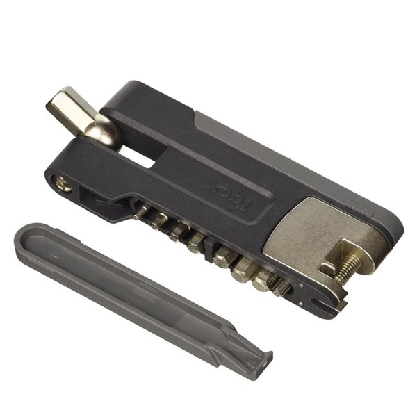 Tacx - To Go - Mini-Innensechskant Schlüsselset & Kettennieter T4875 170 g leicht - 11 Funktionen
