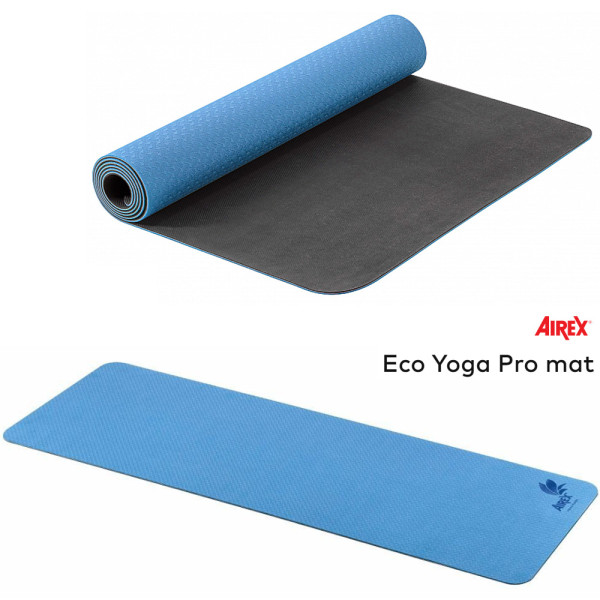 Airex - Yoga Eco Pro mat Fitness Yoga Matte, blau