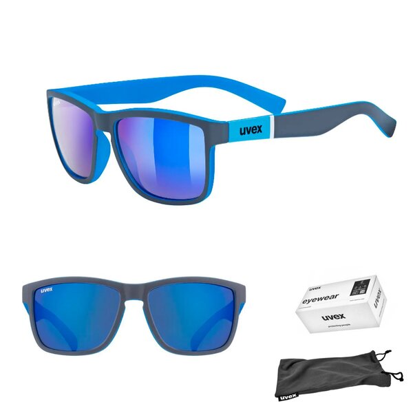 UVEX - Sport- Sonnenbrille LGL 39 Allround Sportbrille, blau