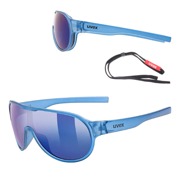UVEX - Sportstyle 512 Sonnenbrille Fahrradbrille Jugendliche blau