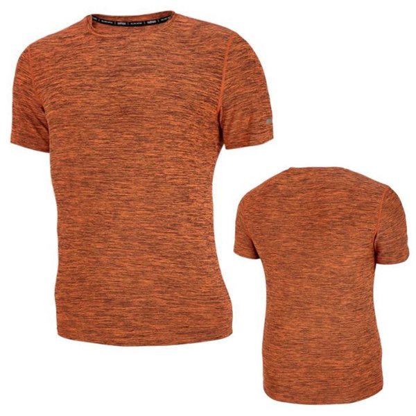 Outhorn - Herren Trainingsshirt - Sport T-Shirt - orange grau melange