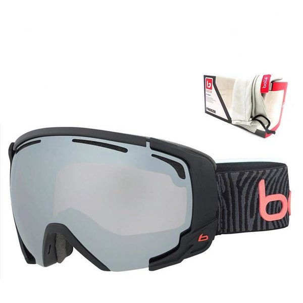 bollé SUPTREME OTG Skibrille, Winter Brille Anti-Fog, UV Protection, schwarz