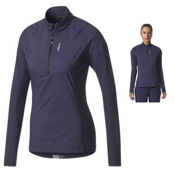 TERREX Adidas - Damen W SKYCLIMB TOP Longsleeve - Funktions Longshirt, navy