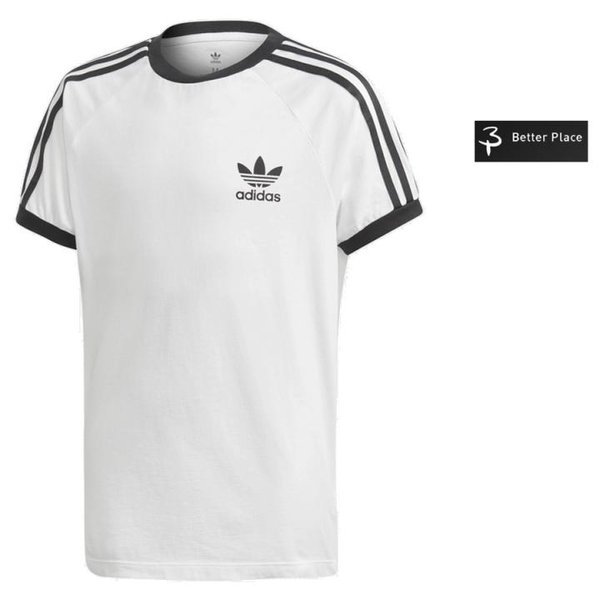 Adidas - Herren Baumwollshirt T-Shirt Better Place, weiss