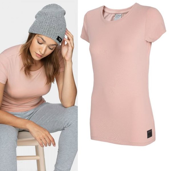 Outhorn - Damen Basic T-Shirt- rosa
