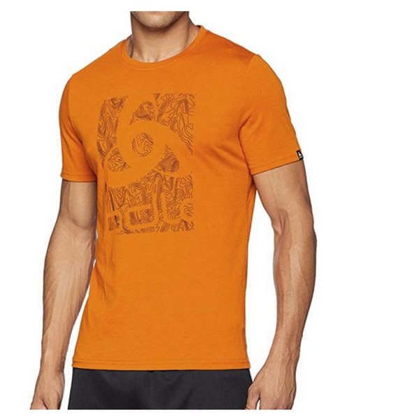 Odlo Herren Bl Crew Neck Nikko Logo Light Shirt - dunkelorange - L