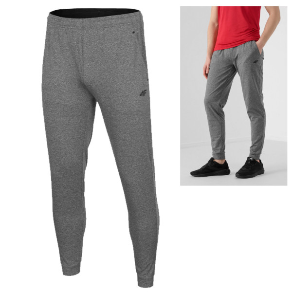 4F Warm - Herren Jogginghose Sporthose, schwarz grau