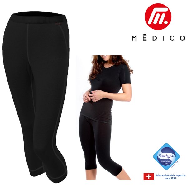 Medico - 3/4 Funktions Tights - Damen Funktionsunterwäsche, sanitized Hose