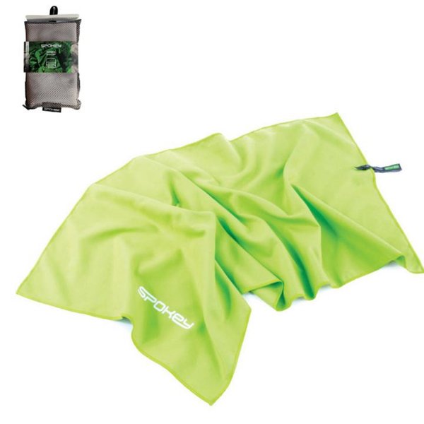 The Original Towl - Spokey großes Handtuch für Reisen und Camping Sirocco grün 150 x 80 cm