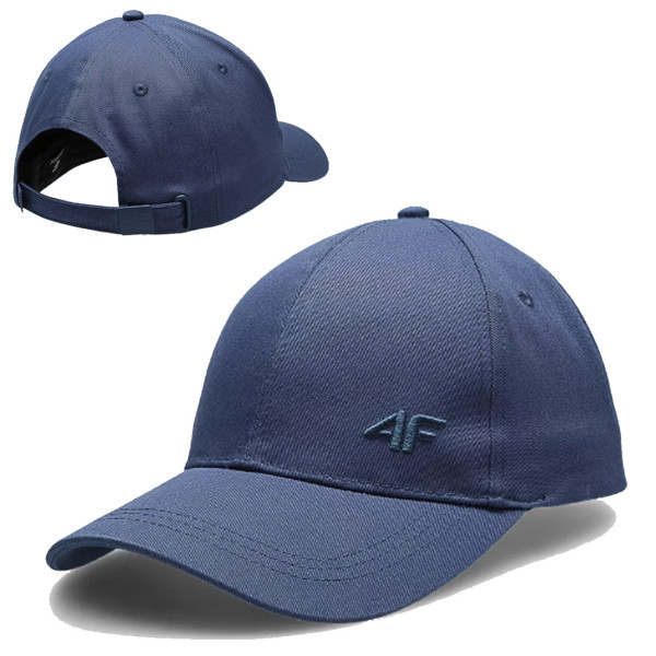 4F - Schildmütze, Mütze Sportmütze, blau