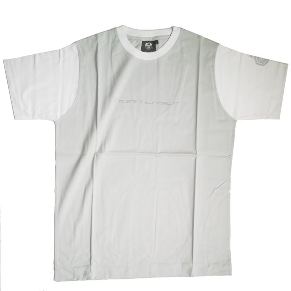 North Sails - Logo T-Shirt Herren Shirt - weiß grau
