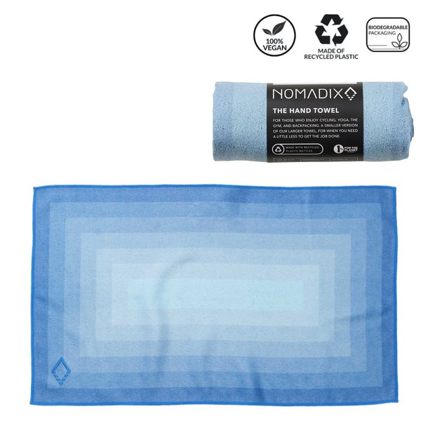 NOMADIX - Handtuch kleines schnelltrocknendes Tuch, zone saphire