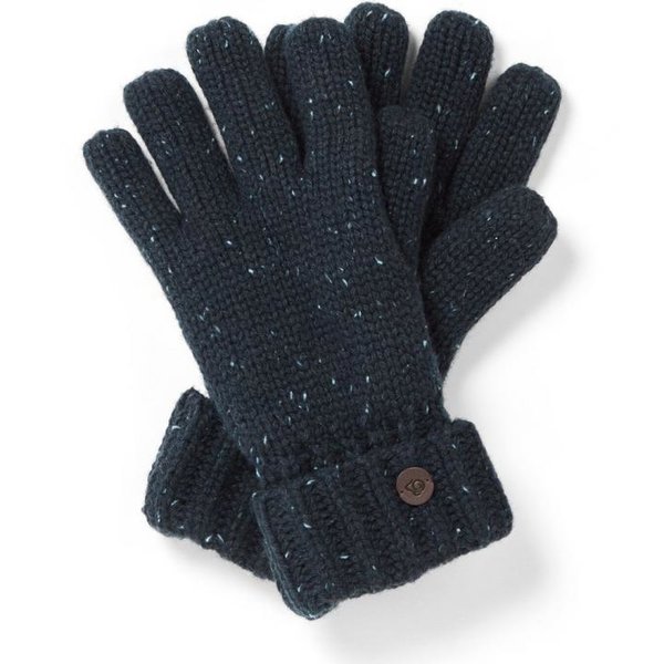 Craghoppers - warme Fingerhandschuhe in Strickoptik mit Microfleece Futter - Riber Glove - navy