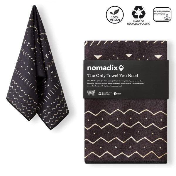 NOMADIX - Handtuch kleines schnelltrocknendes Mini-Fitness-Handtuch (Schlammtuch)
