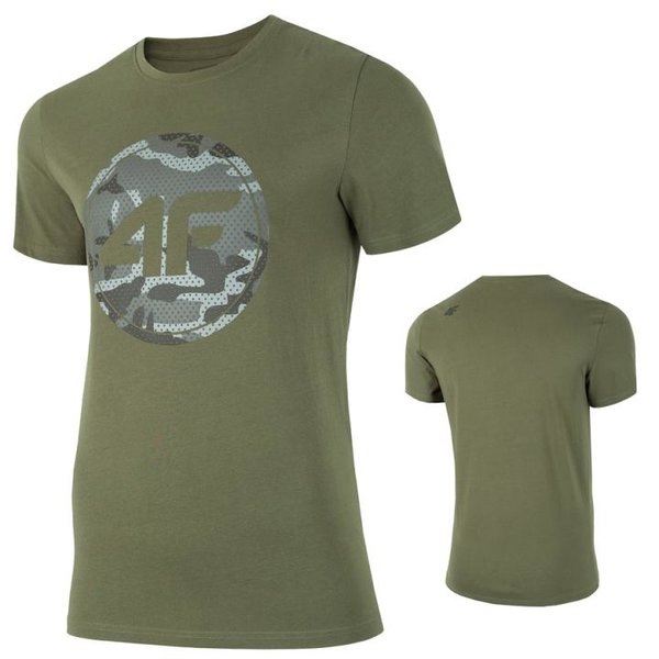 4F - Herren T-Shirt Baumwolle 2020 - khaki