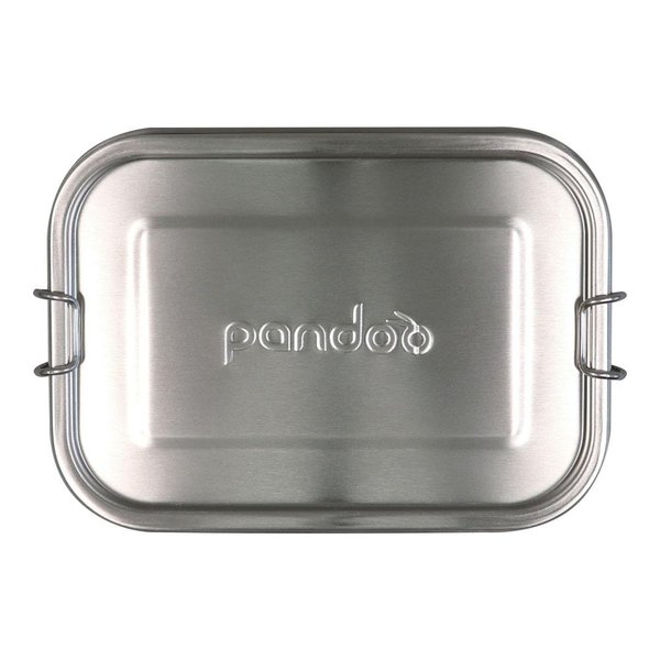 PANDOO - Wiederverwendbare Edelstahl Lunchbox aus Edelstahl, 800ml