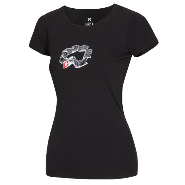 OCUN - T Sling Baumwolle T-Shirt - Damen Klettershirt, schwarz