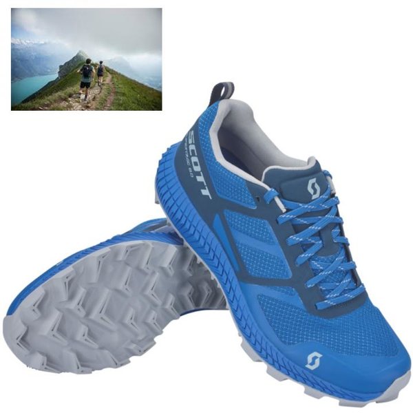 Scott - Supertrac 2.0 Herren Trailrunning Jogging Schuhe, blau