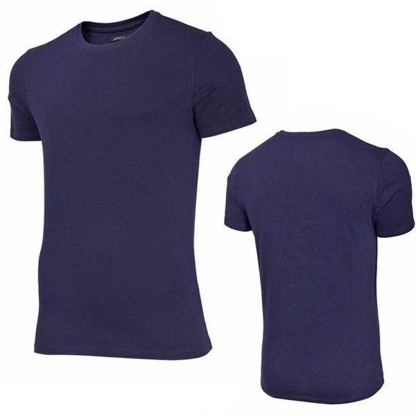 Outhorn - Herren Basic T-Shirt Baumwolle - navy