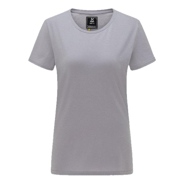 Haglöfs - Damen Träd Tee Hanf Bio T-Shirt Sportshirt, grau
