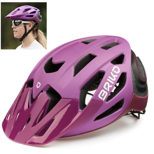 Briko - Sismic Helm Fahrradhelm, purple