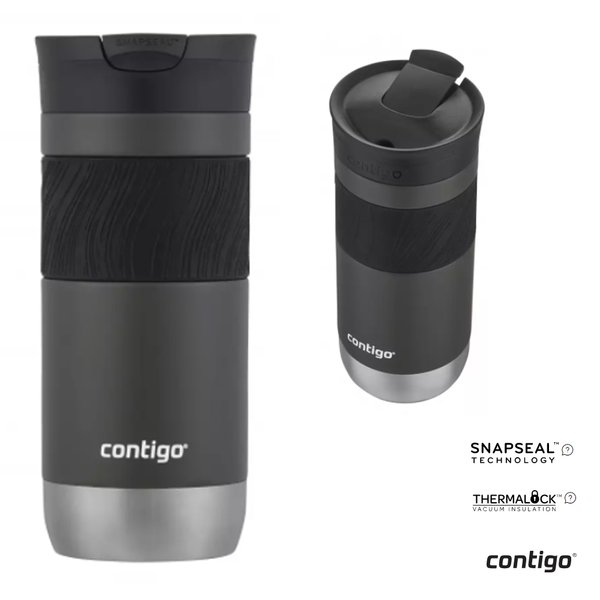 Contigo - Snapseal Byron 2.0 - Thermobecher Kaffeebecher Teebecher - 470ml - sake