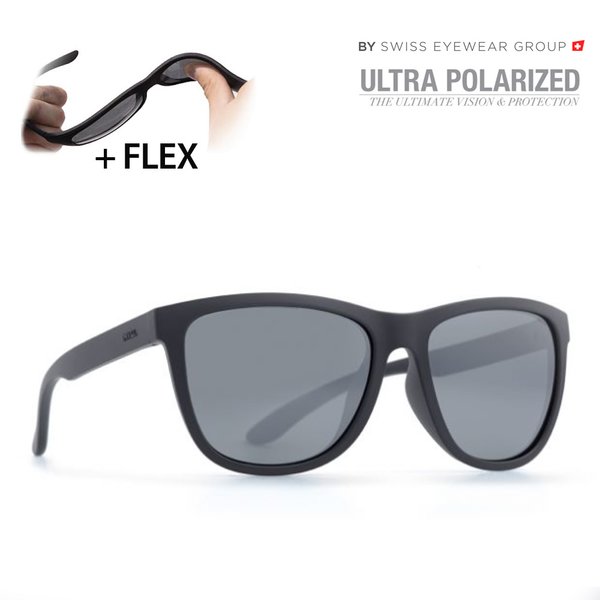 INVU - Swiss Eyewear Group - Ultra Polarized Sonnenbrille mit Flex, matt black