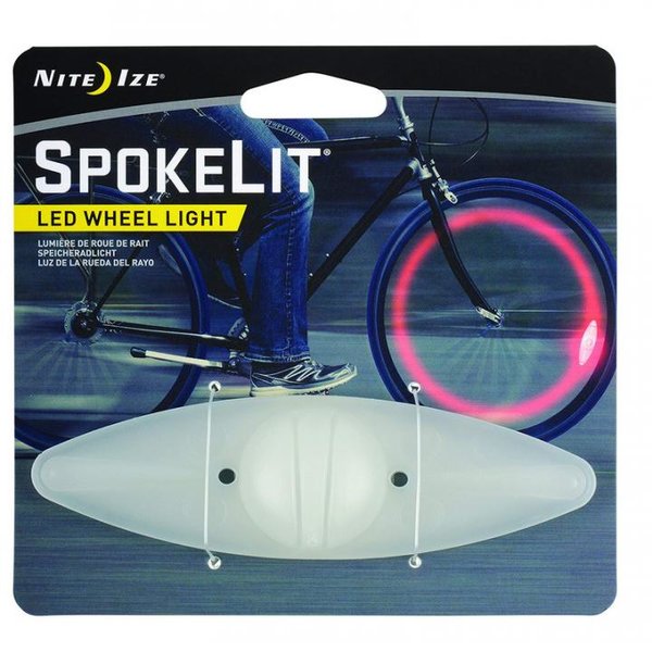 Nite Ize SpokeLit LED Wheel Light Fahrrad Speichen Licht, rot
