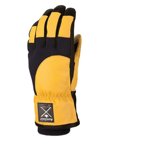 Auclair - Delirium - Unisex Leder Handschuhe - gelb/schwarz