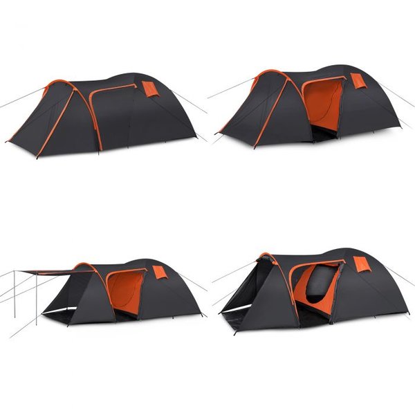 DENALI Trekking-Zelt, für 2-4 Personen, Zelt mit Vorraum